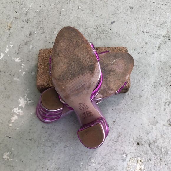 Schutz Metallic Mules - Picture 8 of 8